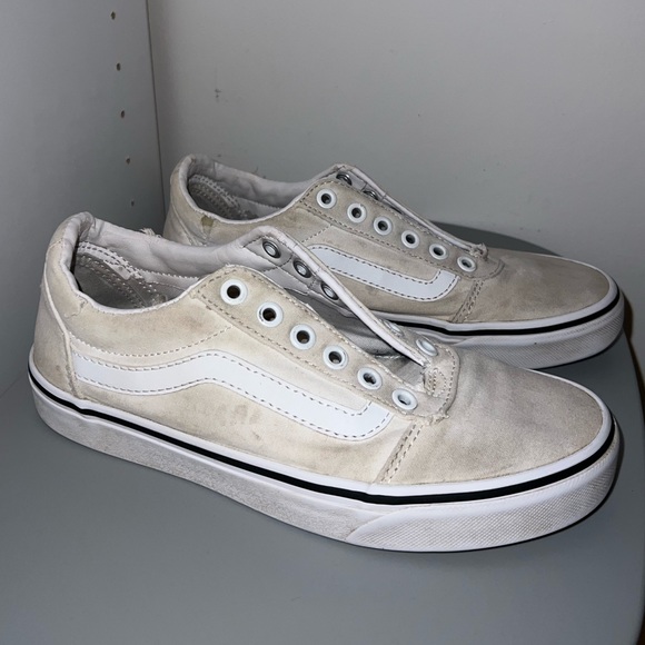 White Old Skool Vans - Picture 2 of 3